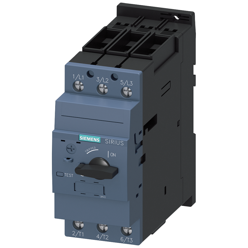 Siemens Выключатель Автоматический для защиты электродвигателя, 208A, 3RV20314SA10