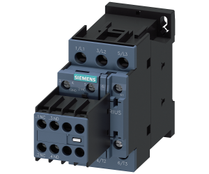 Siemens Контактор, 3 ПОЛ  AC-3, 11КВТ/400В, Блок-Контакты 2НО+2НЗ 3RT20261AP04