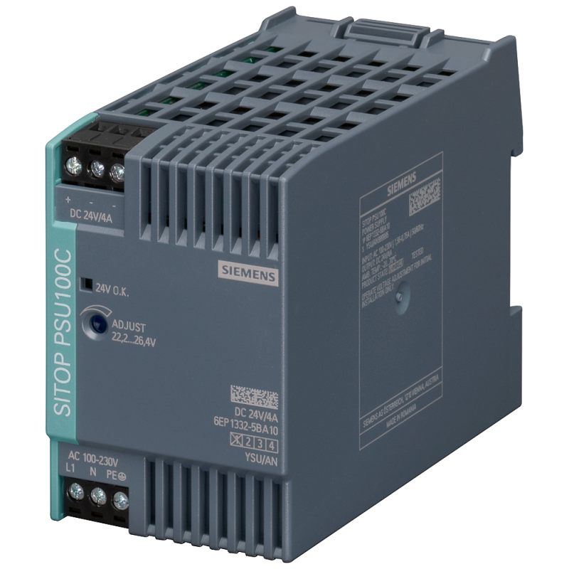 SITOP PSU100c 24 v/4 a стабилизированный блок питания, SIEMENS 6EP1332-5BA10