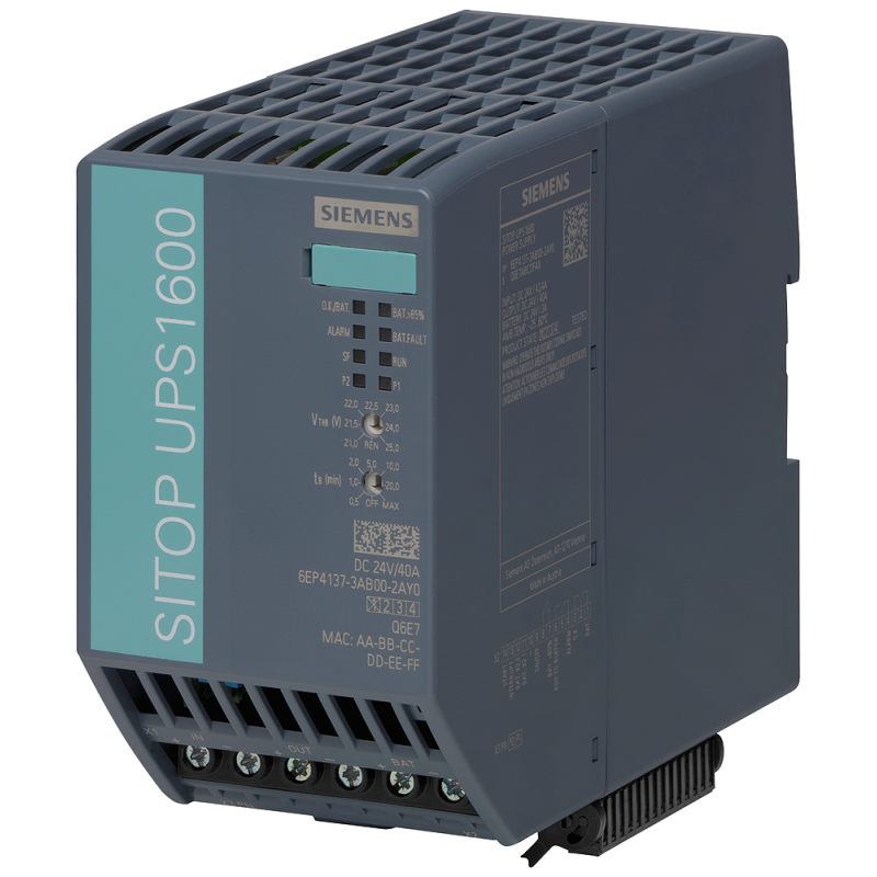 SITOP UPS1600 40a ethernet/ profinet блок бесперебойного электропитания, SIEMENS 6EP4137-3AB00-2AY0