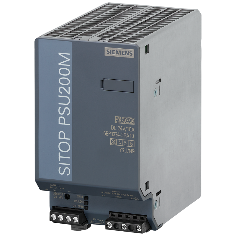 SITOP PSU200m 10 a регулируемый блок электропитания вход,  SIEMENS 6EP1334-3BA10