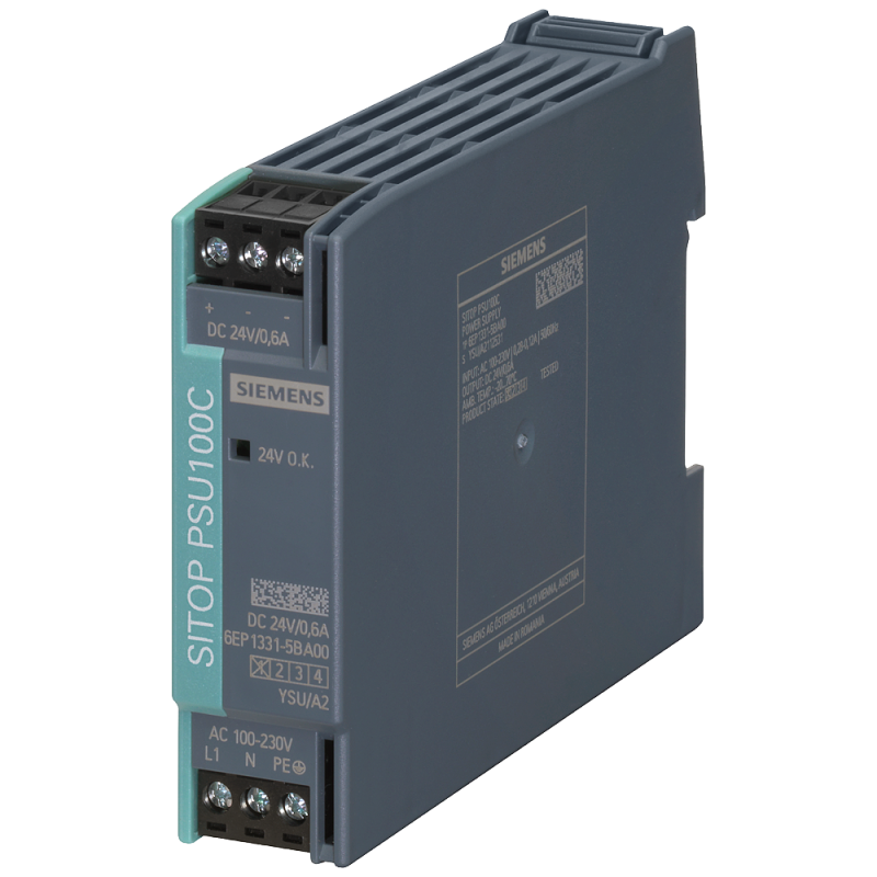 SITOP PSU100c 24 v/0,6 a стабилизированный блок питания, SIEMENS 6EP1331-5BA00