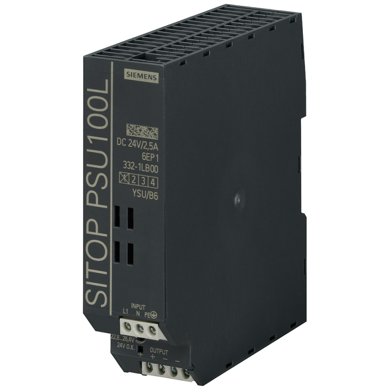 SITOP PSU100l 24 v/2.5 a, стабилизированный блок питания, SIEMENS 6EP1332-1LB00