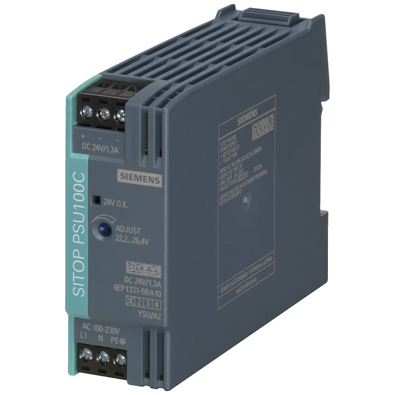 SITOP PSU100c 24 v/1,3 a стабилизированный блок питания, SIEMENS 6EP1331-5BA10