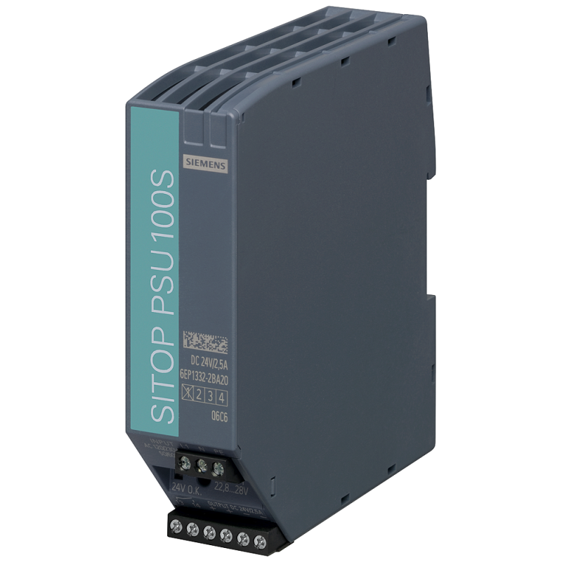 SITOP PSU100s 24 v/2,5 a, стабилизированный блок питания, SIEMENS 6EP1332-2BA20