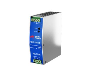 Источник питания NDR-150-48, на выходе 48 В DC, 3 А, 150 Вт. Входное 85-264 В AC (120-370 В DC)