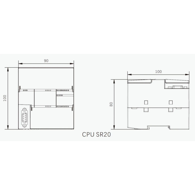 ЦЕНТРАЛЬНЫЙ ПРОЦЕССОР UNIMAT  S7 200 smart PLC 12DI/8DO UN 2881SR200AA0 (UN 288-1SR20-0AA0)