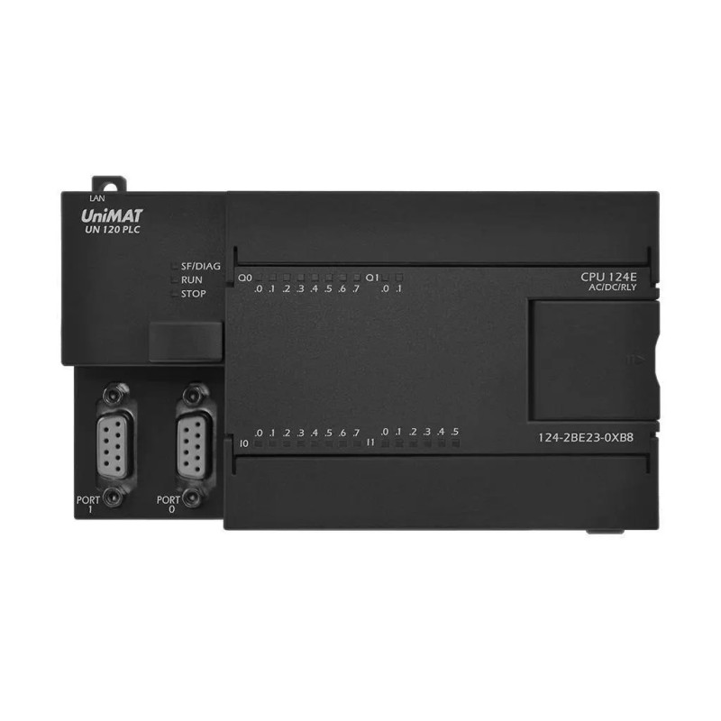 ЦЕНТРАЛЬНЫЙ ПРОЦЕССОР UNIMAT  CPU124E-2R AC/DC/RLY Ethernet UN 1242BE230XB8  (UN 124-2BE23-0XB8)