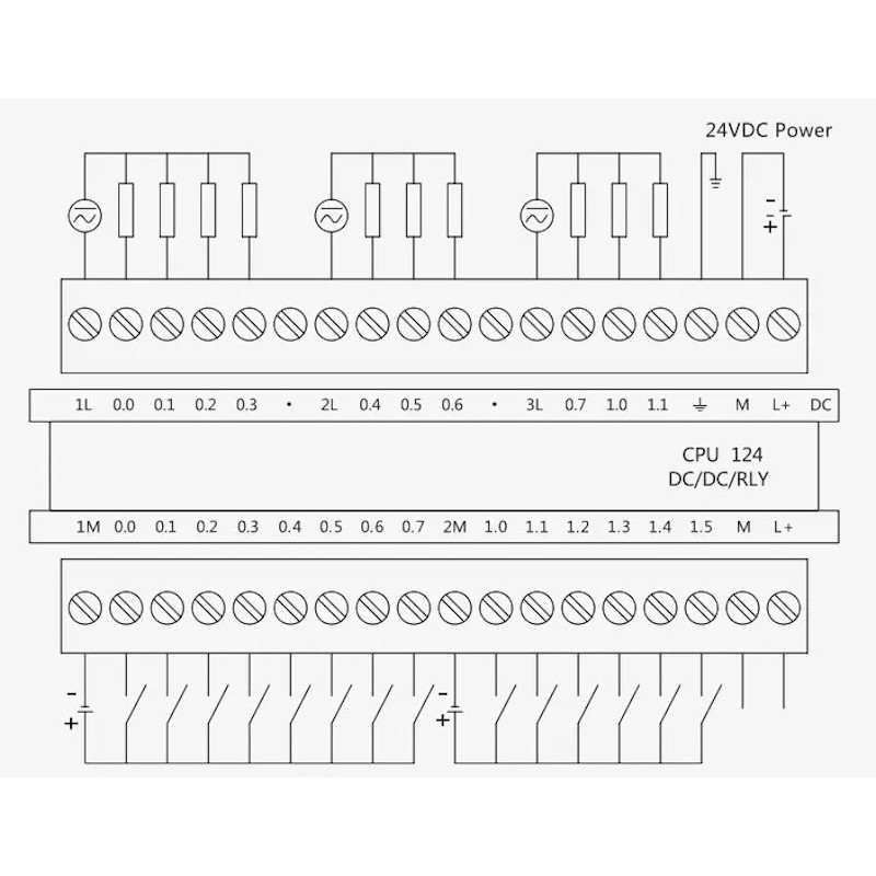 ЦЕНТРАЛЬНЫЙ ПРОЦЕССОР UNIMAT CPU124-2R DC/DC/RLY  UN 1242BD230XB8 (UN 124-2BD23-0XB8)