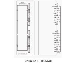 UN 321-1BH02-0AA0 МОДУЛЬ ВВОДА ДИСКРЕТНЫХ СИГНАЛОВ SM321 16DI,DC 24V, NPN