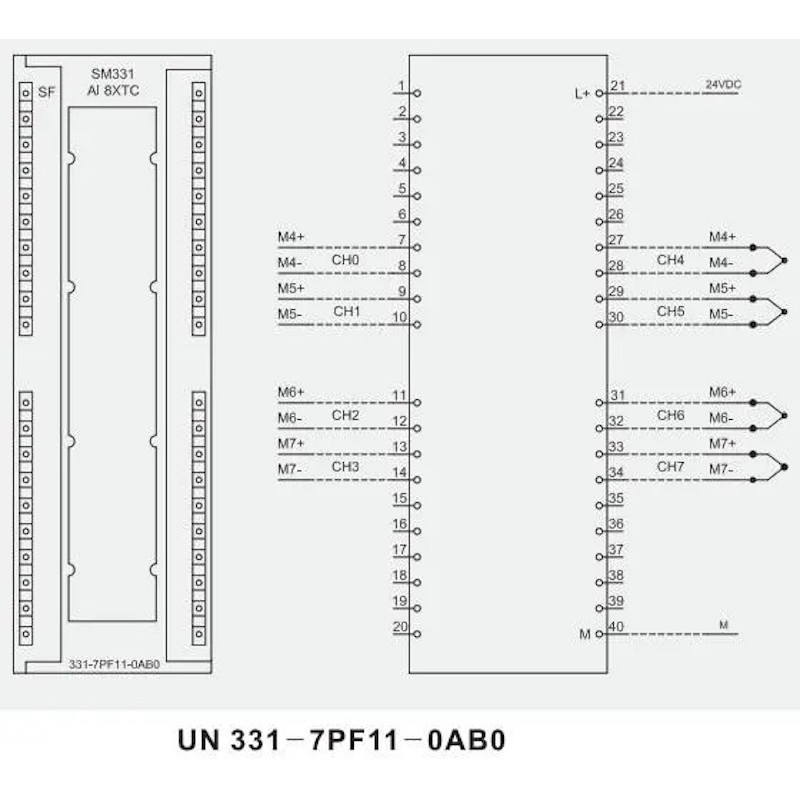UN 331-7PF11-0AB0 МОДУЛЬ ТЕРМОПАР SM331 8TC,
