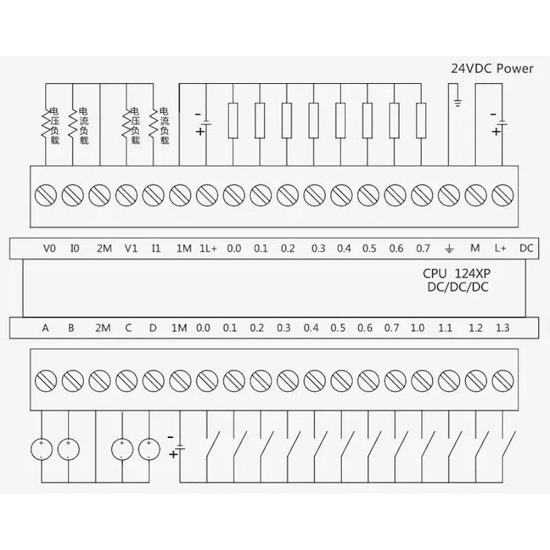 ЦЕНТРАЛЬНЫЙ ПРОЦЕССОР UNIMAT CPU124XP-2Q DC/DC/DC UN 1242CD230XB8 (UN 124-2CD23-0XB8)