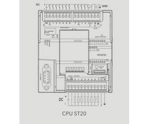 ЦЕНТРАЛЬНЫЙ ПРОЦЕССОР UNIMAT  S7 200 smart PLC 12DI/8DO Transistor 24V DC power UN 288-1ST20-0AA0 (UN 2881ST200AA0)