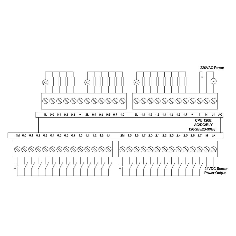 ЦЕНТРАЛЬНЫЙ ПРОЦЕССОР UNIMAT  CPU126-2R 24DI/16DO UN 1262BD230XB8 (UN 126-2BD23-0XB8)