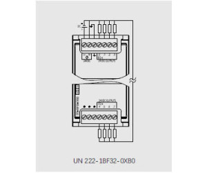 UN 222-1BF32-0XB0 Модуль цифровых выходов SM1222 8DO 24VDC