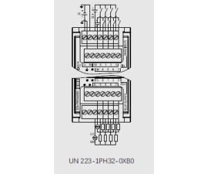 UN 223-1PH32-0XB0 Модуль цифровых входов, релейных выходов SM1223 8DI 24VDC/8DO RELAY