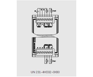 UN 231-4HD32-0XB0 Модуль аналоговых входов SM1231 4AI 13BITS