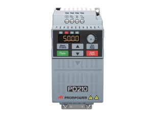 Частотный преобразователь 2.2кВт, 230В, 9.6А, Prompower - PD210-AB022B, Серия PD210