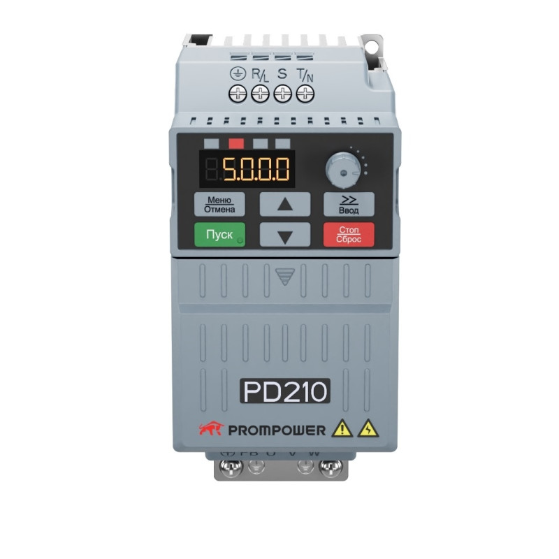 Частотный преобразователь 0.75/1.5кВт, 380В, 2.5/3.8А, Prompower - PD210-A4007B, Серия PD210