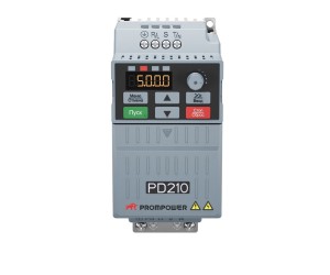 Частотный преобразователь 0.4кВт, 230В, 2.3А, Prompower - PD210-AB004B, Серия PD210