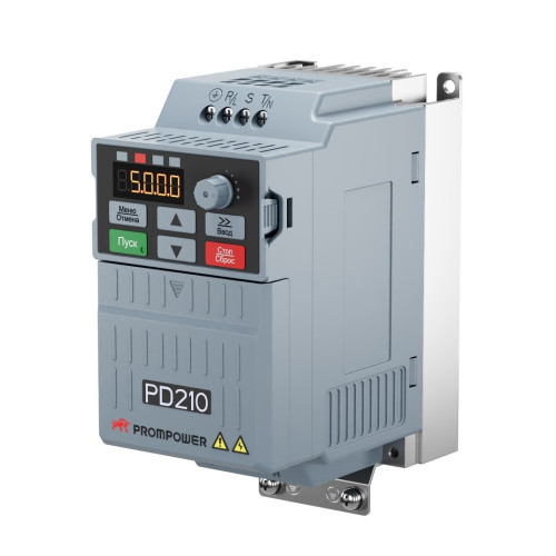 Частотный преобразователь 0.4/0.75кВт, 380В, 1.5/2.5А, Prompower - PD210-A4004B, Серия PD210