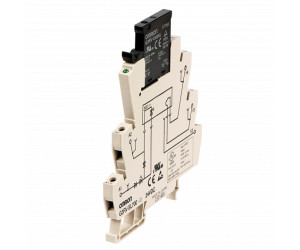 Тонкое твердотельное реле Omron и колодка Omron G3RV-SL700-D AC230