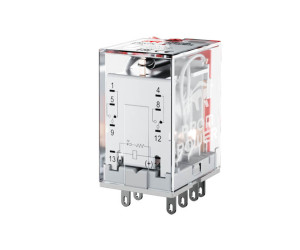 Электромеханическое реле Prompower PMY4N AC24 Четырехполюсное Номинальный ток 5А, управление 24VAC