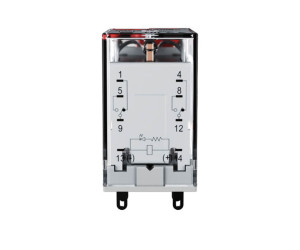 Электромеханическое реле Prompower PMY4N AC24 Четырехполюсное Номинальный ток 5А, управление 24VAC