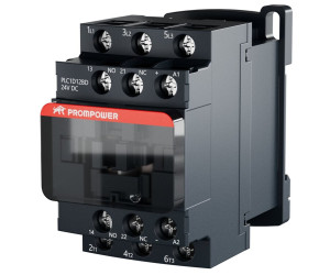 Контактор Prompower PLC1D12BD серии Pulse, ток 12А, 3 полюса, доп контакт 1НО+1НЗ, катушка 24DC