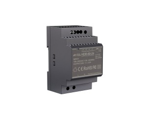 Источник питания PROMPOWER HDR-60-24, на вых. 24 В DC, 2.5А, 60Вт. Вх. 85-264В AC (120-370 В DC)