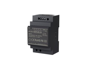 Источник питания PROMPOWER HDR-60-24, на вых. 24 В DC, 2.5А, 60Вт. Вх. 85-264В AC (120-370 В DC)