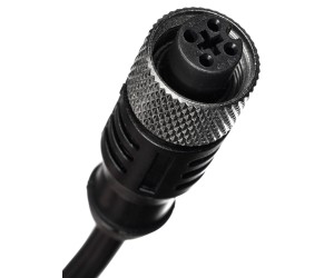 Кабель с разъёмом 5 метров. Разъём M12 прямой. 4-pin KJT-J12S4-5M-TA