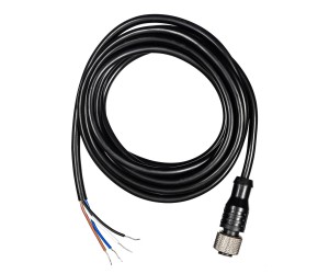 Кабель с разъёмом 10 метров. Разъём M12 прямой. 4-pin KJT-J12S4-10M-TA